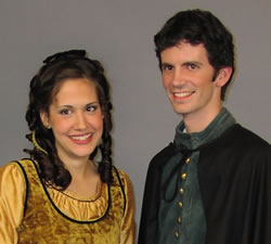 Photo of a medieval couple
